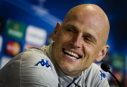 Ståle Solbakken smiler